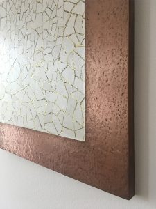 Wandgestaltungstechniken, Metallimitationen 2017