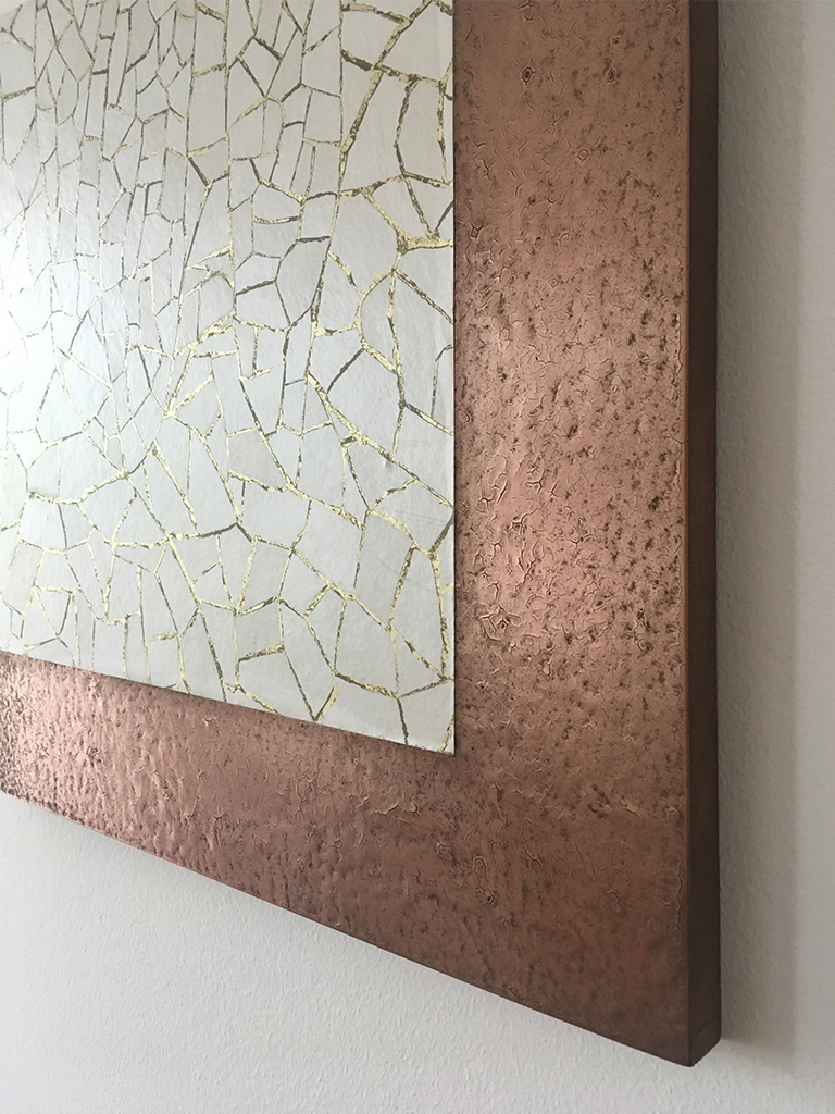 Wandgestaltungstechniken, Metallimitationen 2017