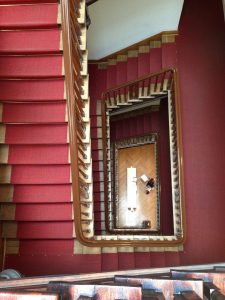 Cocosteppich im Treppenhaus, Leibnitzstr. in Charlottenburg, 2015